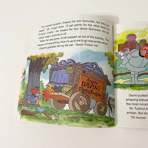 1985 Disneys Gummi Bears Gummies To The  Rescue Read Along Book Only No Record - Picture 14 of 16